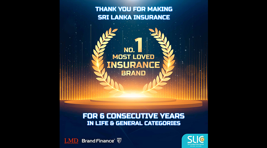 Sri Lanka Insurance awarded the Most Loved Insurance Brand of 2023 by Brand Finance