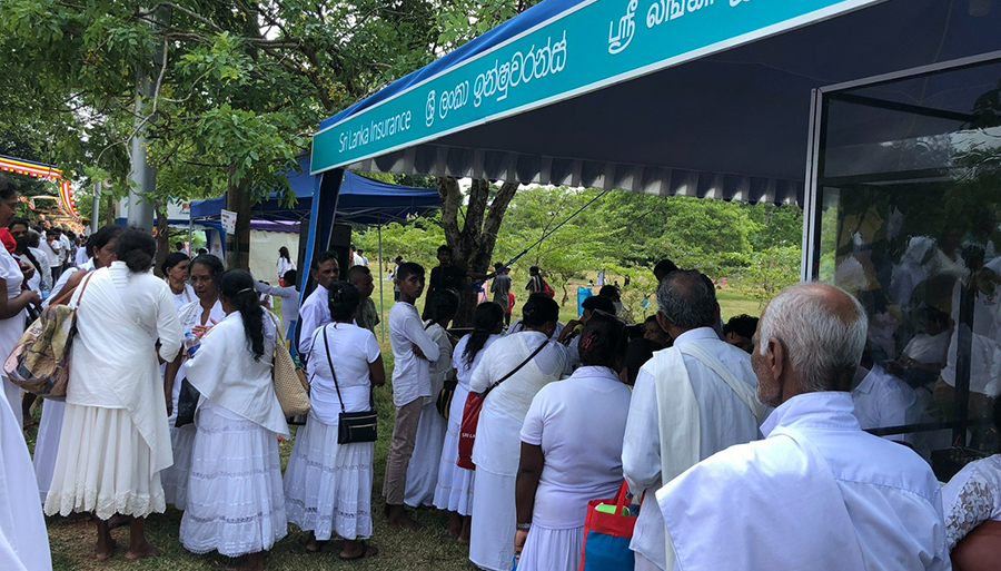 Sri Lanka Insurance provides three decades of unceasing assistance to Poson pilgrims of Anuradhapura