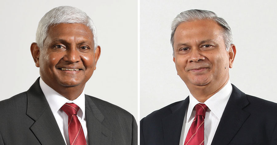 Chairman Mr R. Renganathan and Managing Director CEO Mr Thushara Ranasinghe
