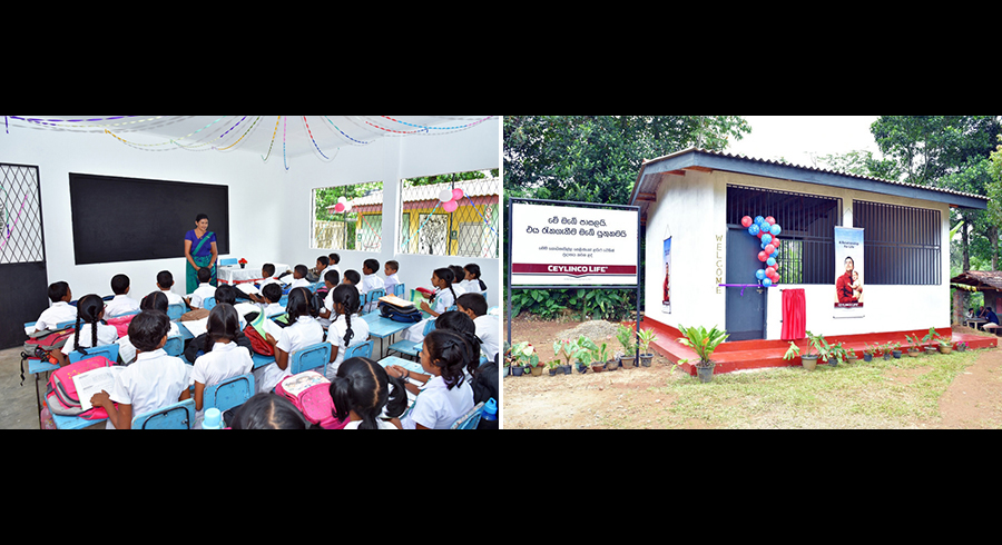 Ceylinco Life donates classrooms 86 87 to schools in Badulla Balangoda