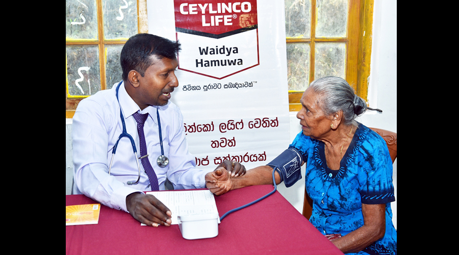 Ceylinco Life took free medical services to 2300 people across Sri Lanka in 2023