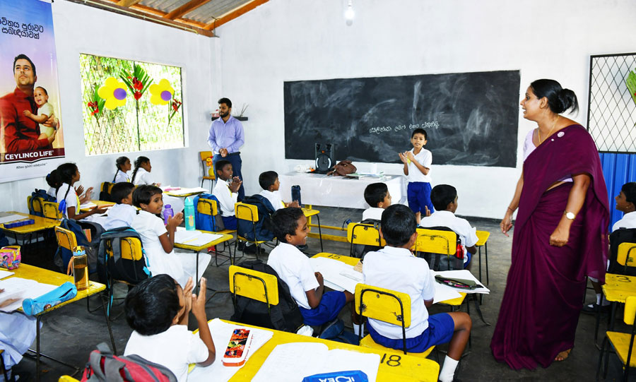 Ceylinco Life gifts Elpitiya primary school its first new building since 1935