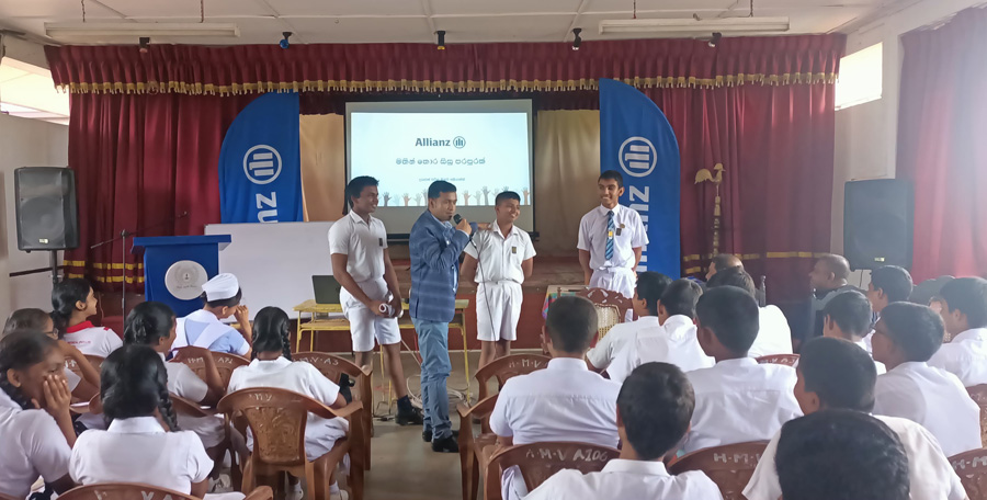 Allianz Insurance Lanka Ltd. Continues Its Commitment to Youth with the Second Drug Prevention Awareness Session