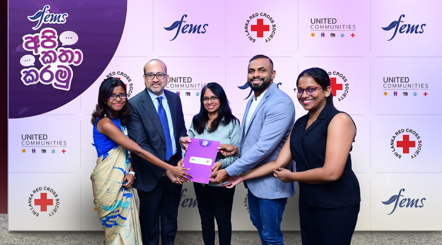 Fems expands national initiative partnering Red Cross United Communities and Ministries of Health and Education launching Api Katha Karamu Sri Lankas largest menstrual health and hygiene education program