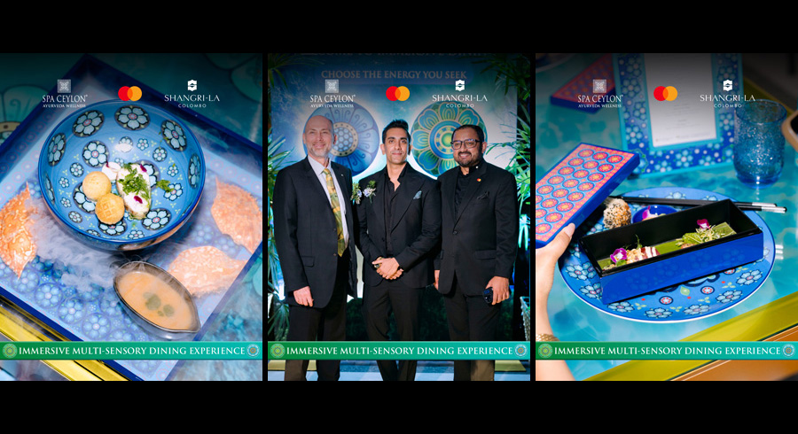 Spa Ceylon and Shangri La Colombo host exclusive Multi Sensory Immersive Dining Experience with Mastercard