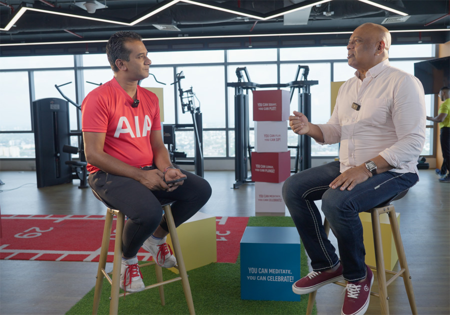 AIA Insurance PodHUB hosts the award winning Sri Lankan powerlifter Rohan Paulus on Rethink Healthy podcast series