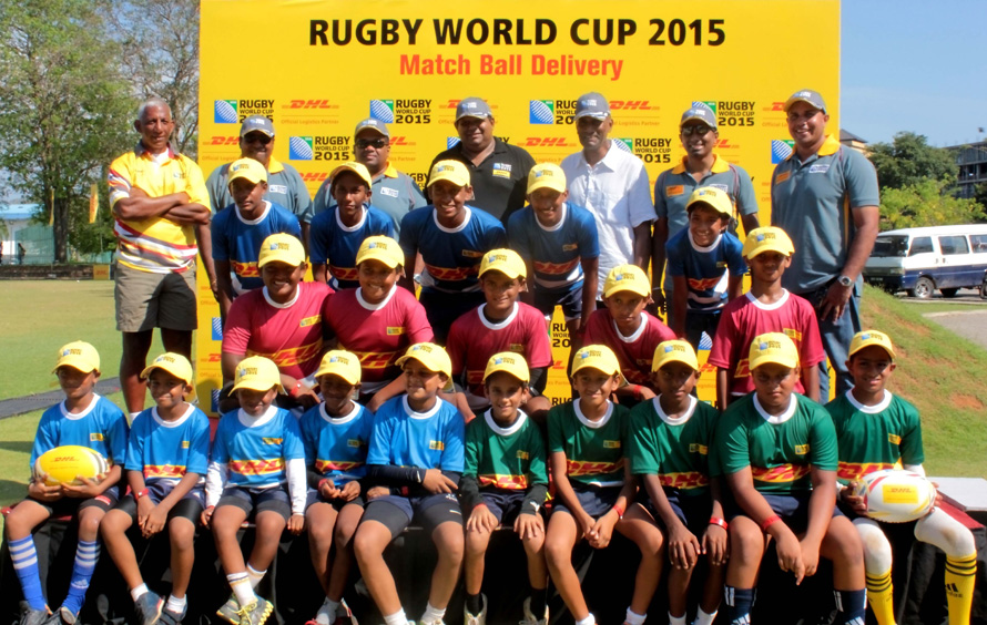 DHL hosts Rugby Carnival for children in RWC Match Ball Delivery Campaign