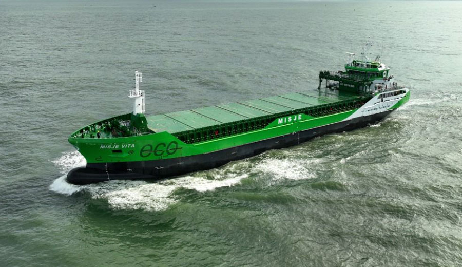 Colombo Dockyard Delivers Misje Vita 5000DWT EcoBulk Carrier Built for Misje Eco Bulk AS Norway