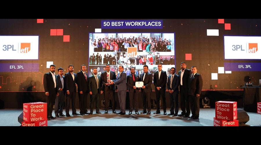 EFL 3PL ranked 56th in the Best Workplaces in Asia 2022