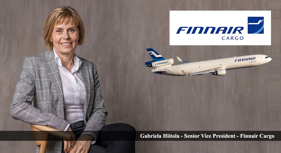 Gabriela Hiitola starting as Senior Vice President Finnair Cargo as of 1 February