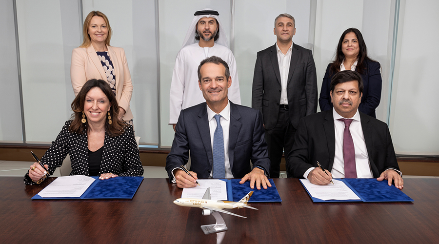 Etihad Cargo Abu Dhabi Airports and Abu Dhabi Food Hub Announce the Signing of Major MoU to Develop New Food Corridors and Diversify Food Trade