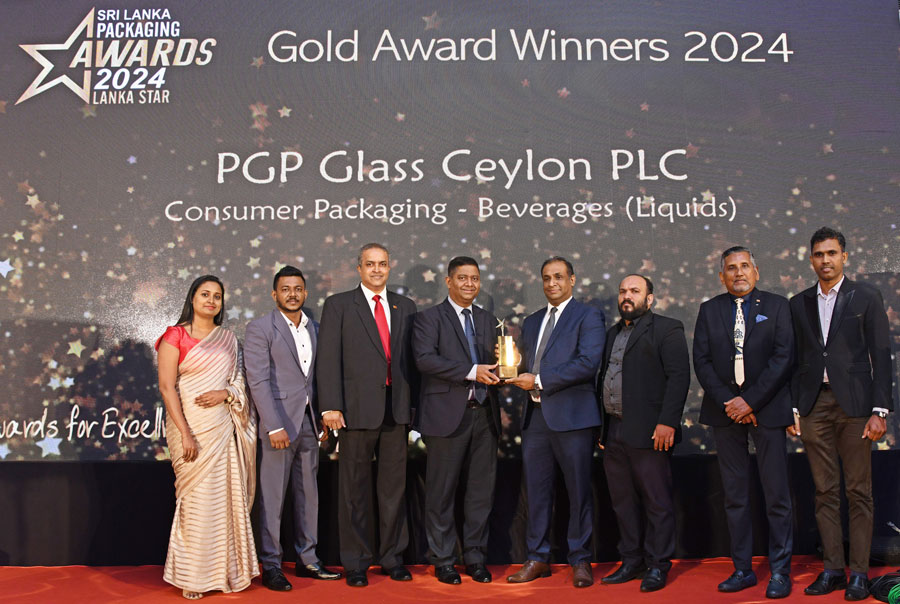 PGP Glass Ceylon Shines with Dual Gold Wins in Packaging and Export Excellence