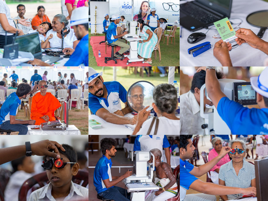 Vision Care successfully conducts eye testing events of Nethralokana Sathkara