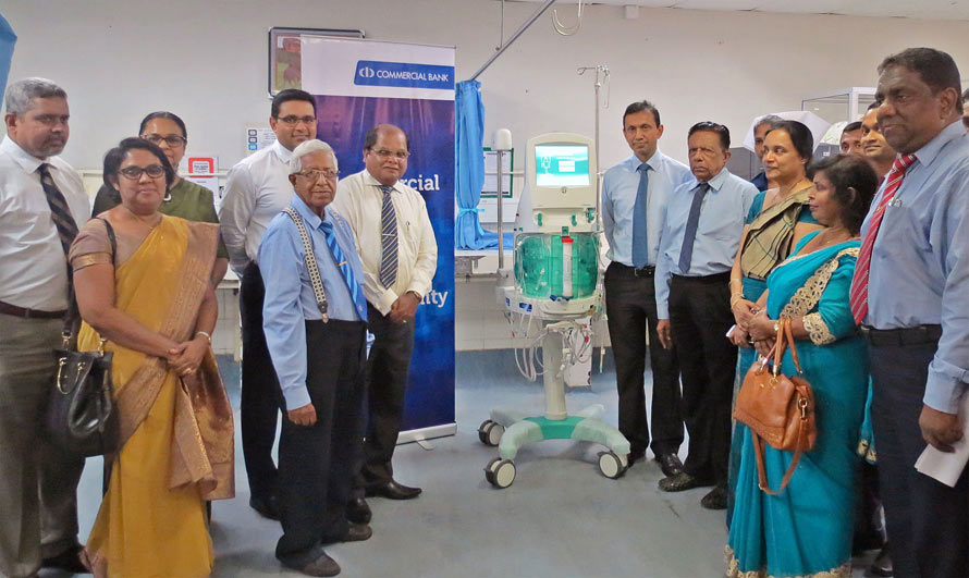 Commercial Bank donates CRRT machine to National Hospital s Nephrology Unit