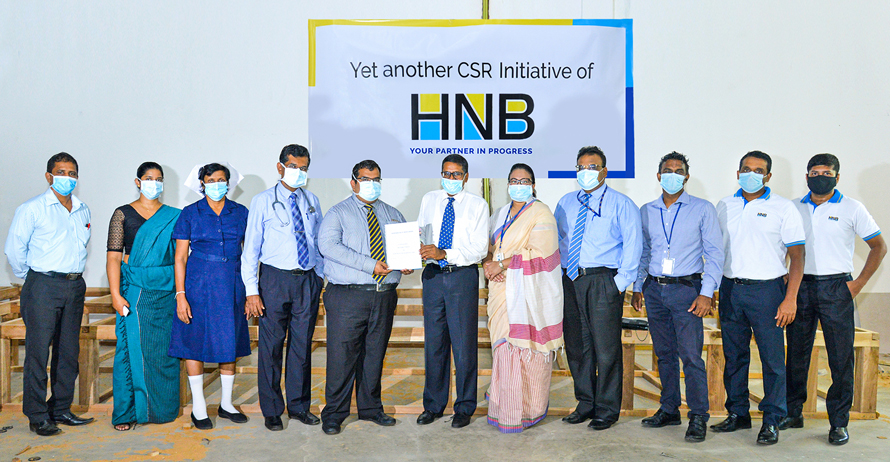 HNB employees contribute a days pay to furnish IDH training centre