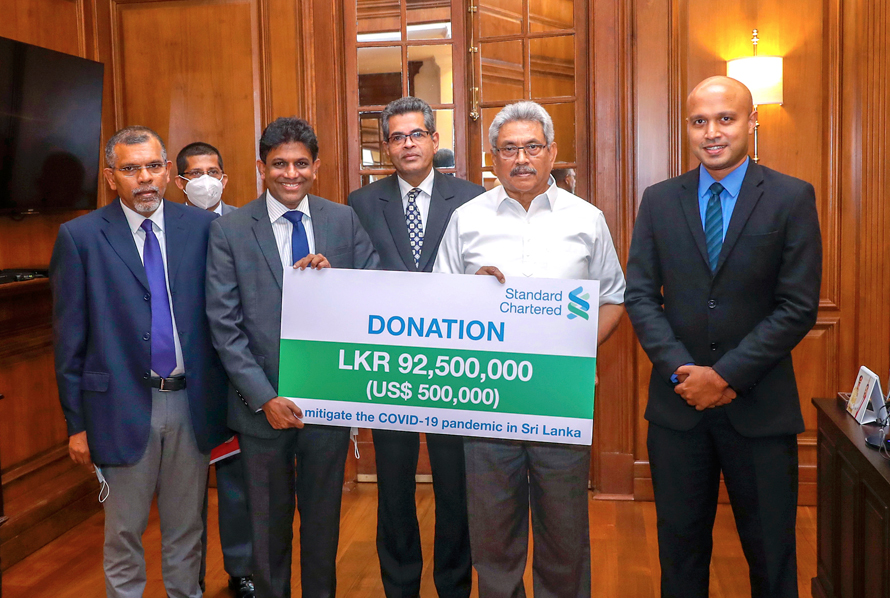 Standard Chartered contributes USD 500000 to combat COVID 19 pandemic in Sri Lanka