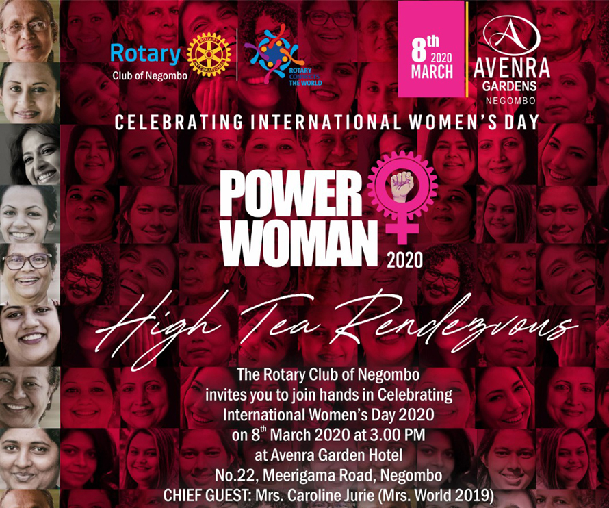 Power Woman from Rotary Negombo set for 8th March with drawing over 5000 Women
