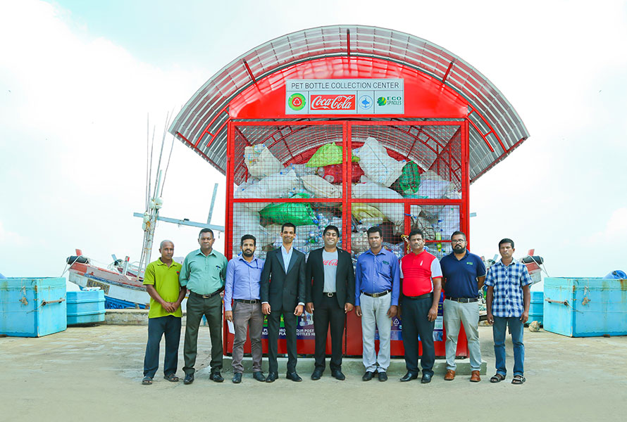 Coca Cola partners with Ceylon Fishery Harbours Corporation to achieve responsible disposal of PET Plastic Bottles and protect the ocean