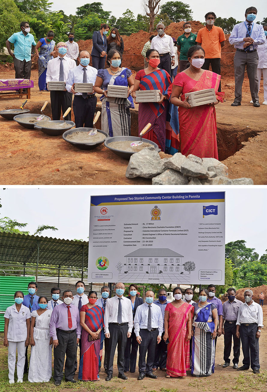 CICT launches Hope Village Project in Sri Lanka with Rs 17 million Community Centre for Pannila