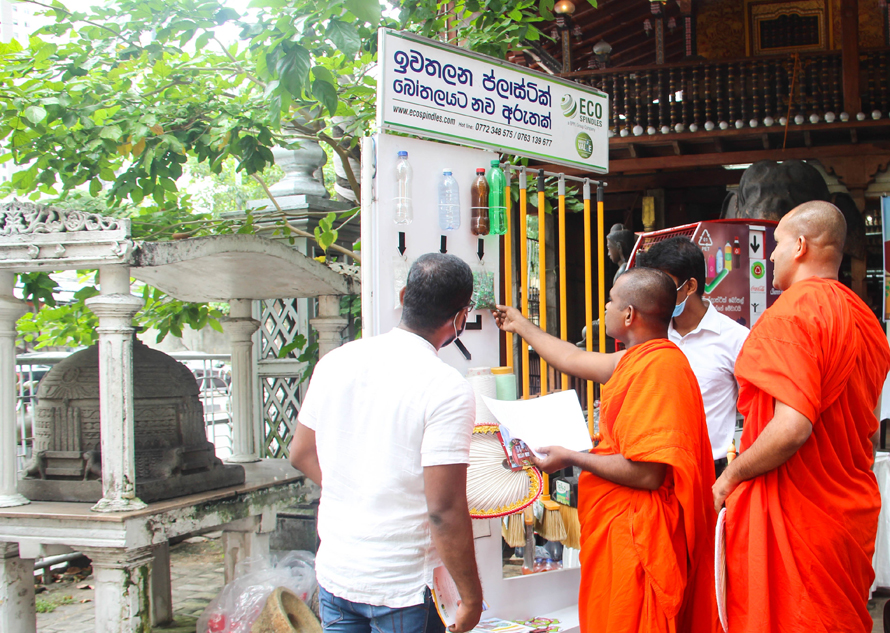 Coca Cola SEVANATHA and Eco Spindles launch PET plastic collection and recycling programme in temples across Sri Lanka 