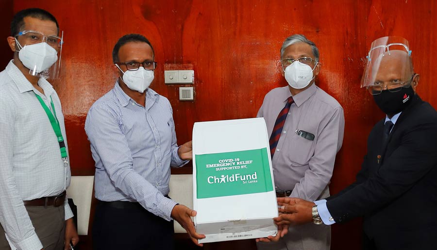 ChildFund Sri Lanka donates first consignment of vital life saving medical equipment to Health Ministry in battle against COVID 19