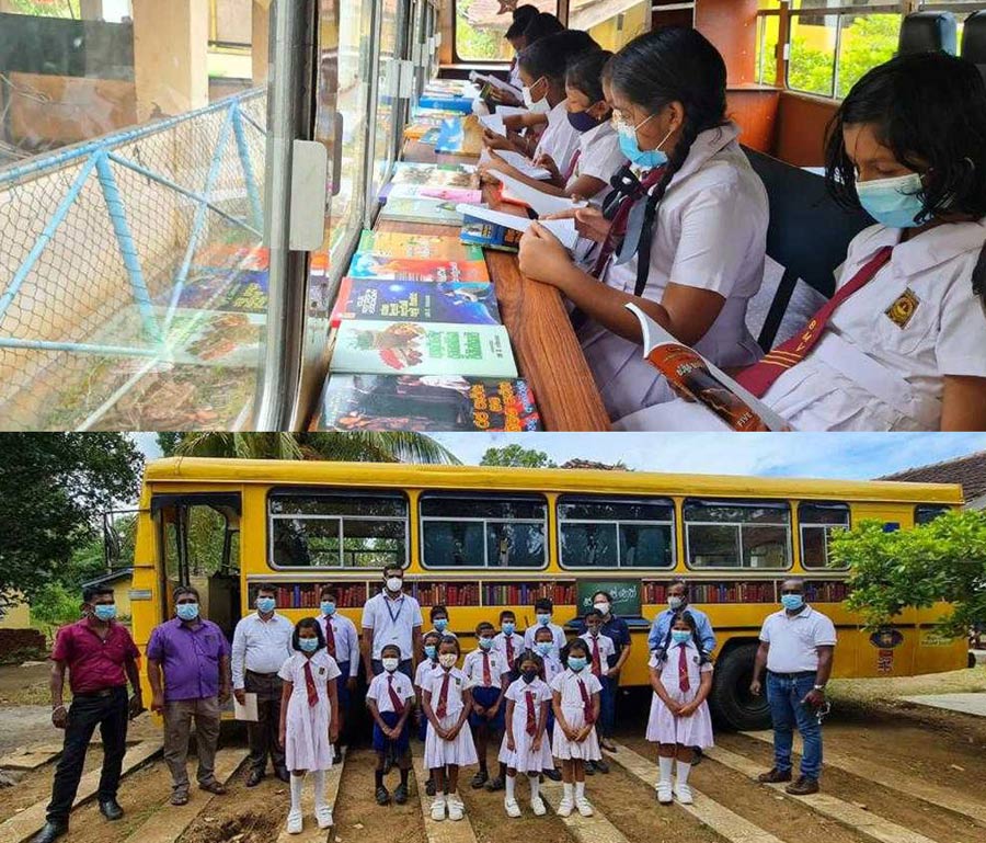 SLT MOBITEL Continues to Empower Rural Schools with Bus Libraries
