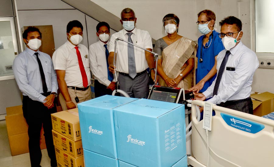 Maliban supports Gampaha District General Hospital with essential biomedical equipment to combat COVID 19