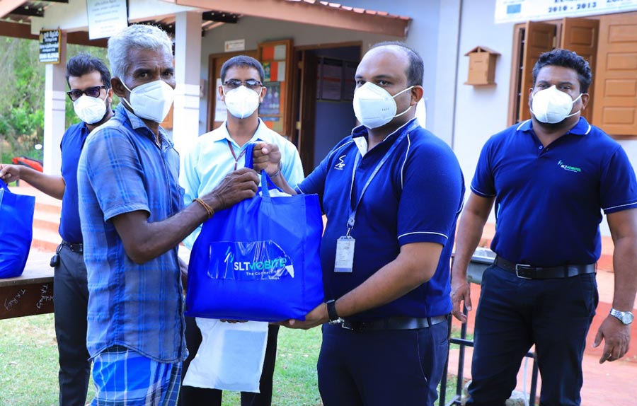 SLT MOBITEL donates relief packs to distressed COVID 19 affected communities in Kandy and Vavuniya