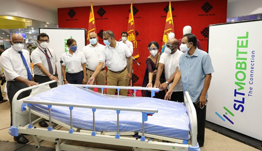 SLT MOBITEL donates ICU beds to Kandy General Hospital