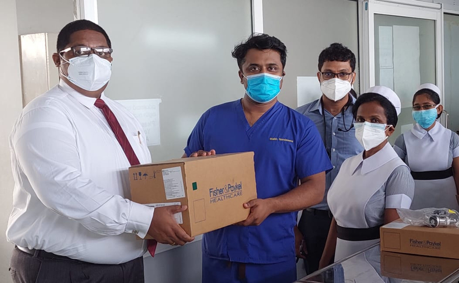 businesscafe Ceylinco Life donates High Flow Nasal Cannula equipment to Colombo South Teaching Hospital