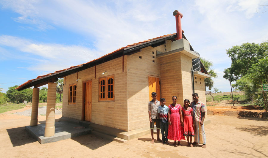 The European Union hands over new homes under the Homes not Houses Project implemented by Habitat for Humanity Sri Lanka and World Vision Lanka