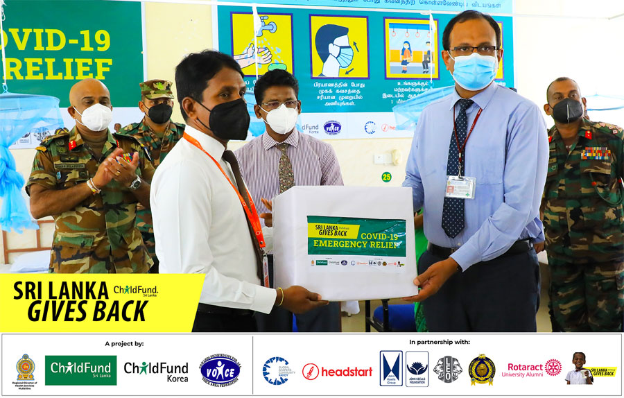 ChildFund Sri Lanka together with Donors Establish 40 Bed Temporary COVID Treatment Centre at Base Hospital Mullaitivu