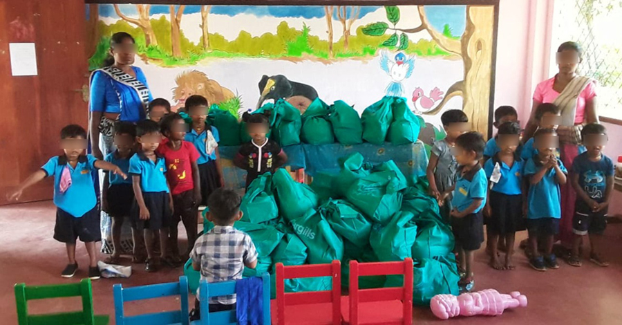Hoppers London joins hands with Hemas to provide Nutrition Packs to Piyawara Preschool Children affected by the ongoing crisis