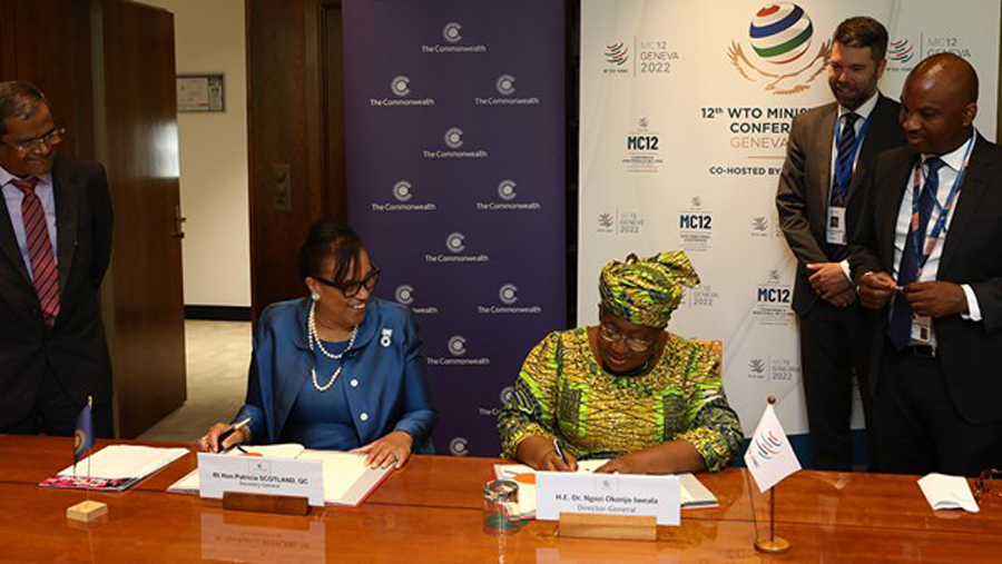 Commonwealth Secretariat and WTO strengthen efforts to boost trade capacity of Commonwealth members
