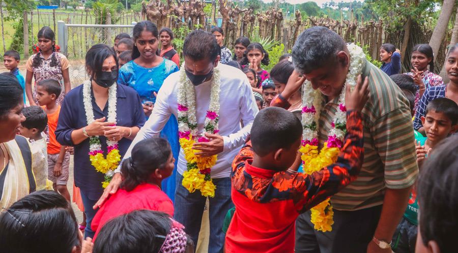 SOS Children s Villages Ambassador Roshan Mahanama extends support to underprivileged communities in Jaffna