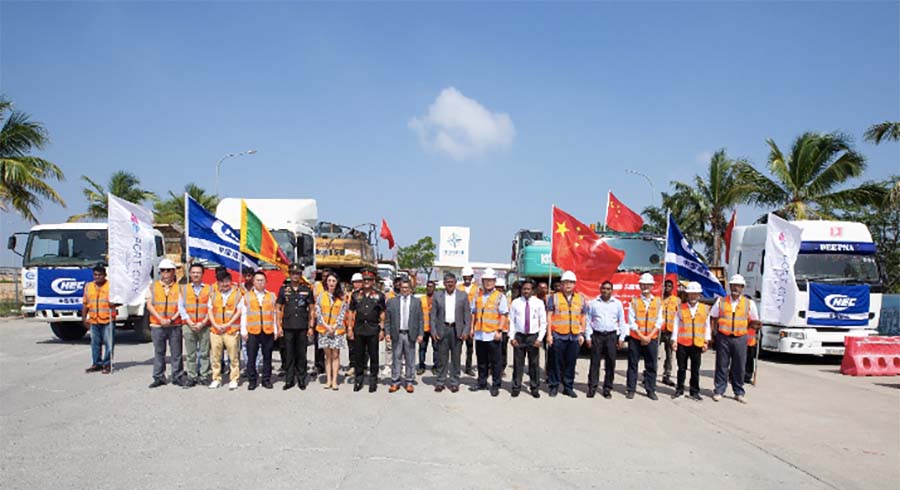 CHEC Port City Colombo Pvt Ltd. Deploys Full Fleet of Critical Disaster Response Machinery to Central Province within 24 Hours of Commitment