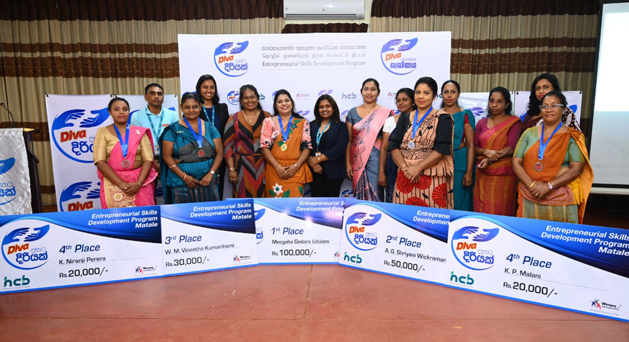 DIVA Celebrates Winners of DIVA Daathata Diriyak Entrepreneurial Skills Development Programme in Central Province