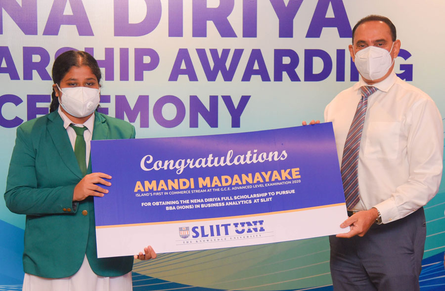 SLIIT is helping to develop my capabilities in realising my dreams Amandi Madanayaka placed island first in AL 2020 Commerce Stream