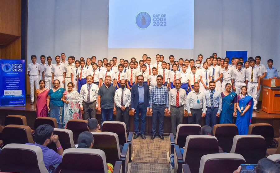 STEMUP Educational Foundation organized Day of Code Sri Lanka 2022 in partnership with Commercial Bank and SLT MOBITEL