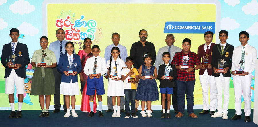 Top child artists rewarded at ComBank s colourful Arunalu Siththam awards event