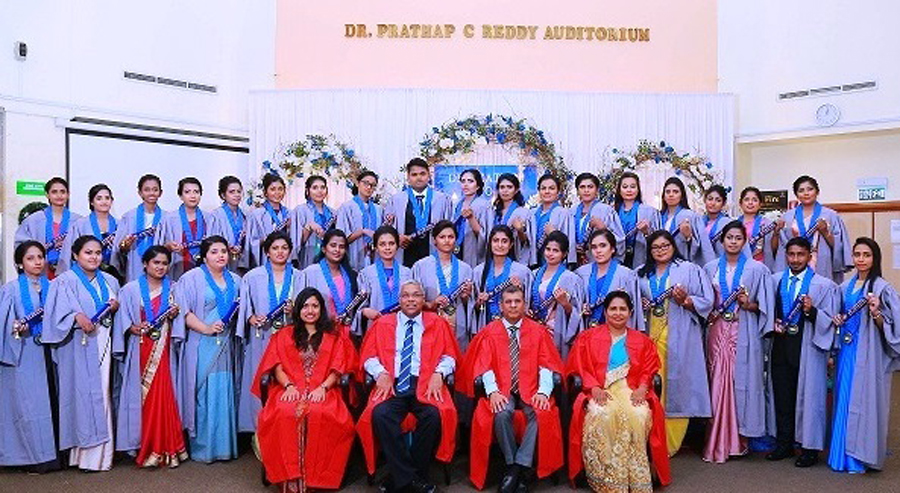 Lanka Hospitals School of Nursing graduation ceremony held for the first time