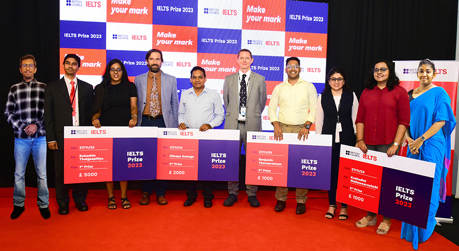 The British Council rewards academic excellence with IELTS Prize six Sri Lankan students awarded scholarships for foreign universities of choice