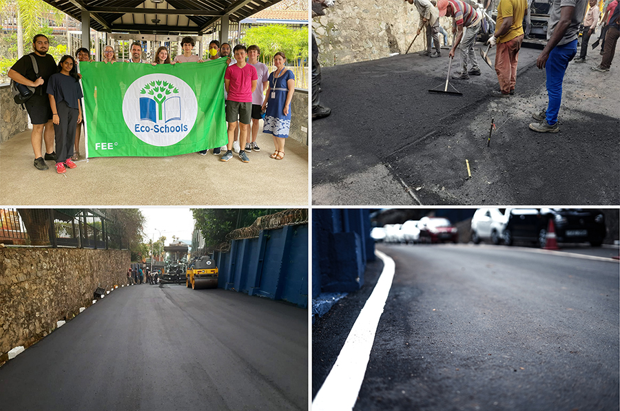 The Overseas School of Colombo Ties up With AGC Innovate to Pave Sustainable Internal School Driveway