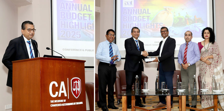 The special seminar on Annual Budget Highlights 2025 organized by AAT Sri Lanka