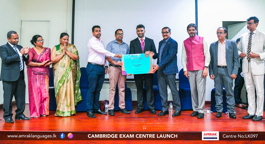 Amrak Ebek Launches Cambridge Examination Center to Empower English Proficiency in Sri Lanka