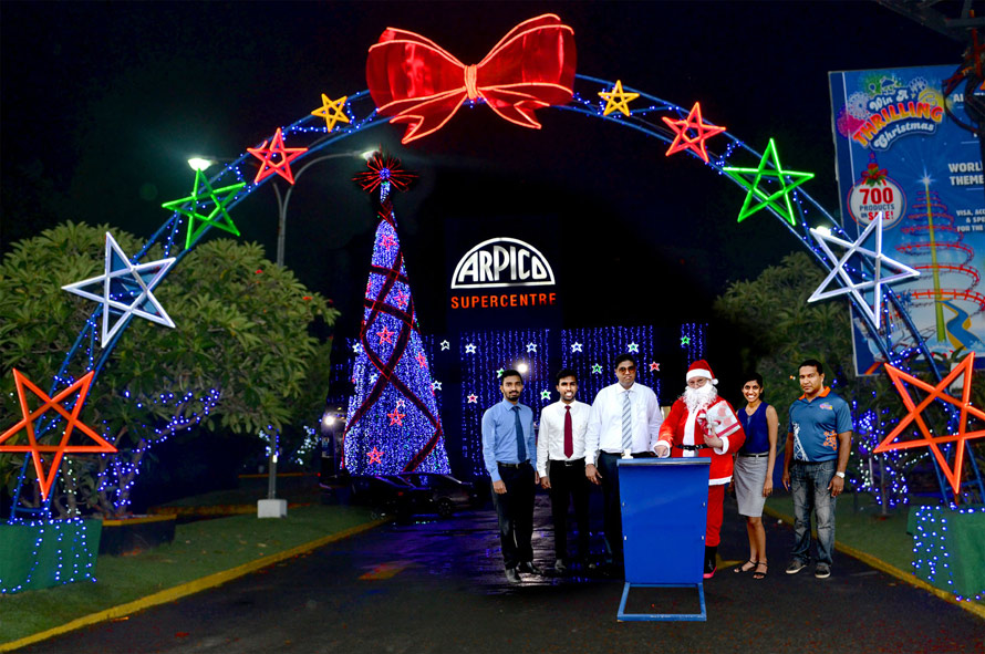 Arpico lights up in typical style for Christmas