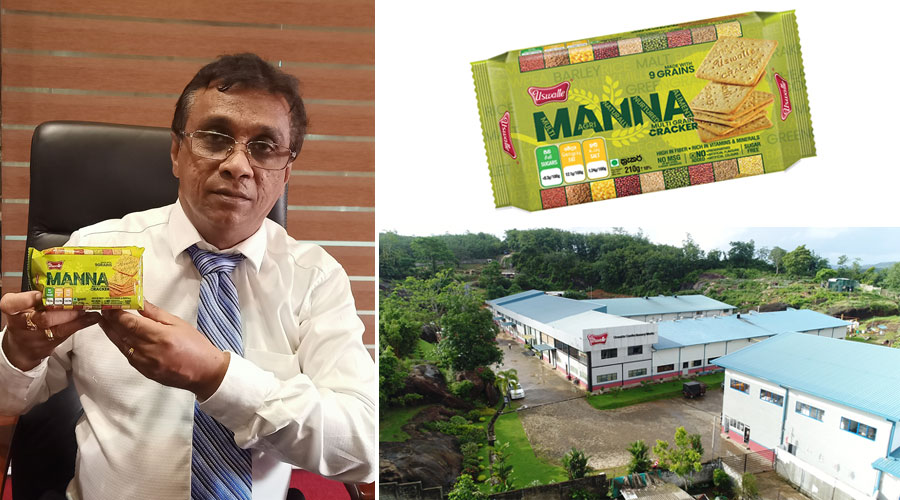 Uswatte Confectionery launches Asia first ever multi grain nutritional cracker blended with 9 grains Manna