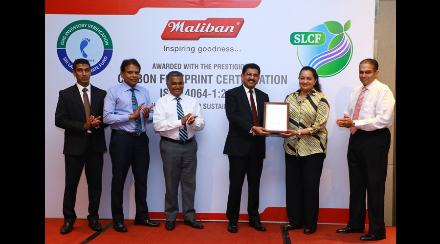 Maliban Goes Green with Its 6 Subsidiaries Receiving Carbon Footprint Certification