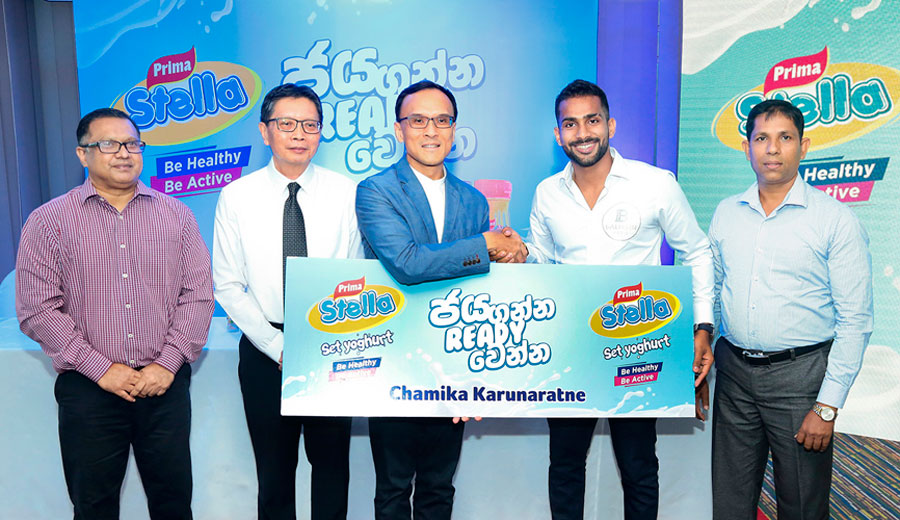 Prima Stella Dairy onboards Chamika Karunaratne as the new Brand Ambassador