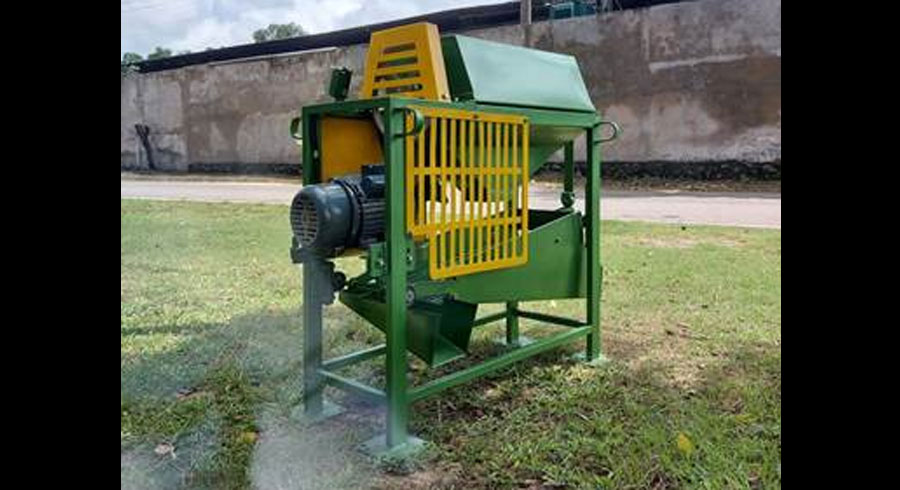 Groundnut threshing made easier with the Agrotech Groundnut Thresher from Hayleys Agriculture